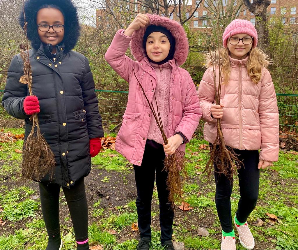 Berrymede Junior School planting day