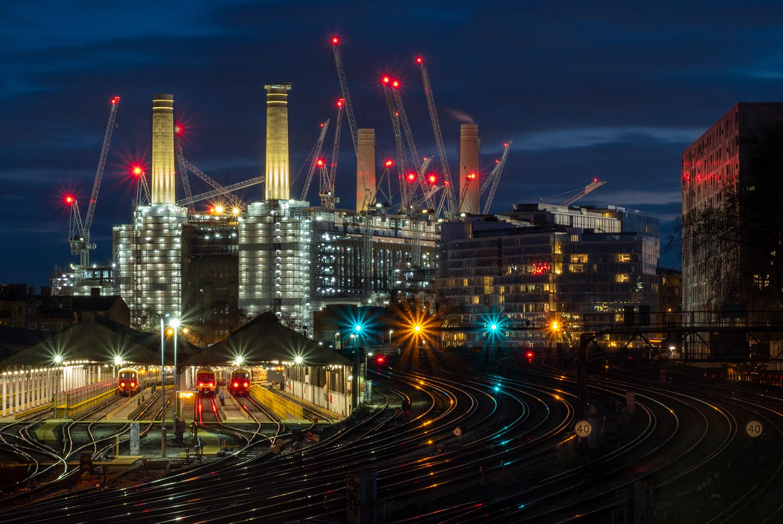Battersea Power Station by Night