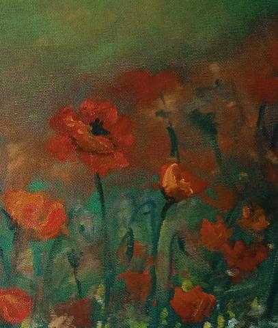 oil painting on canvas 