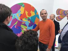 Yoni Alter in his studio